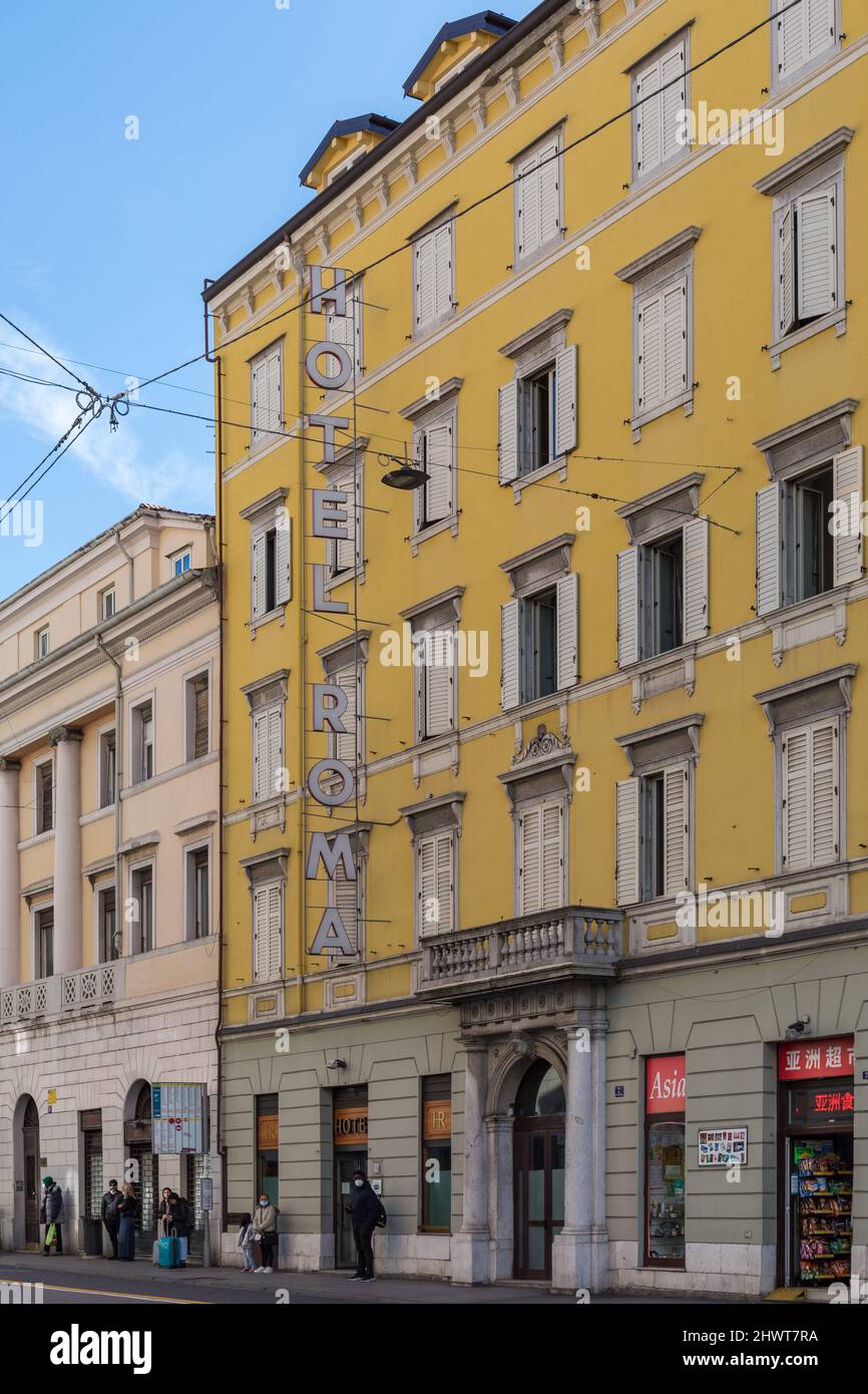 Hotel Roma, Trieste], Friuli Venezia Giulia Foto Stock