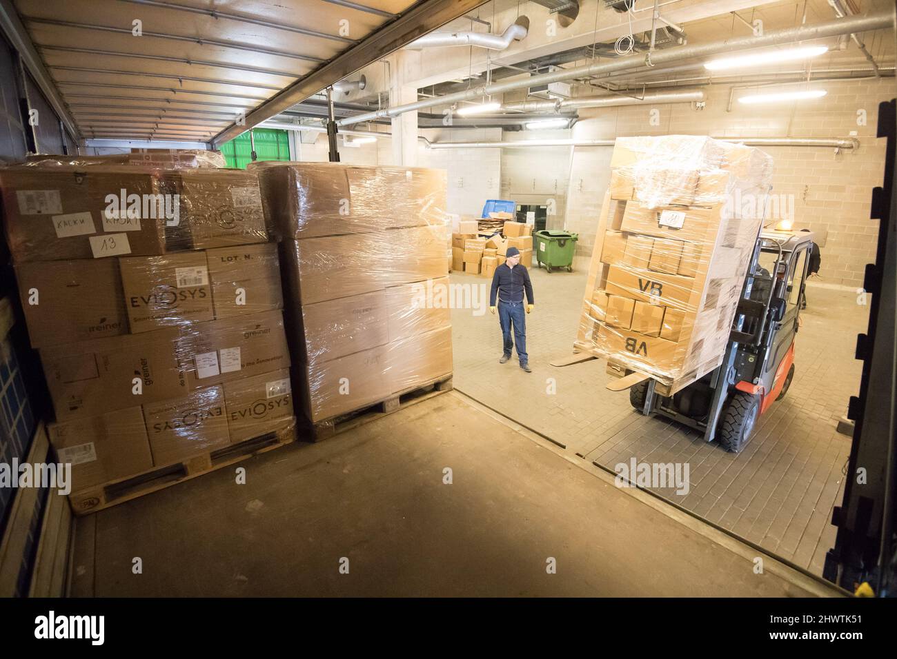 Aiuto umanitario a favore dell'Ucraina dalla Polonia. Danzica, Polonia, Marzo 4th 2022 © Wojciech Strozyk / Alamy Stock Photo Foto Stock