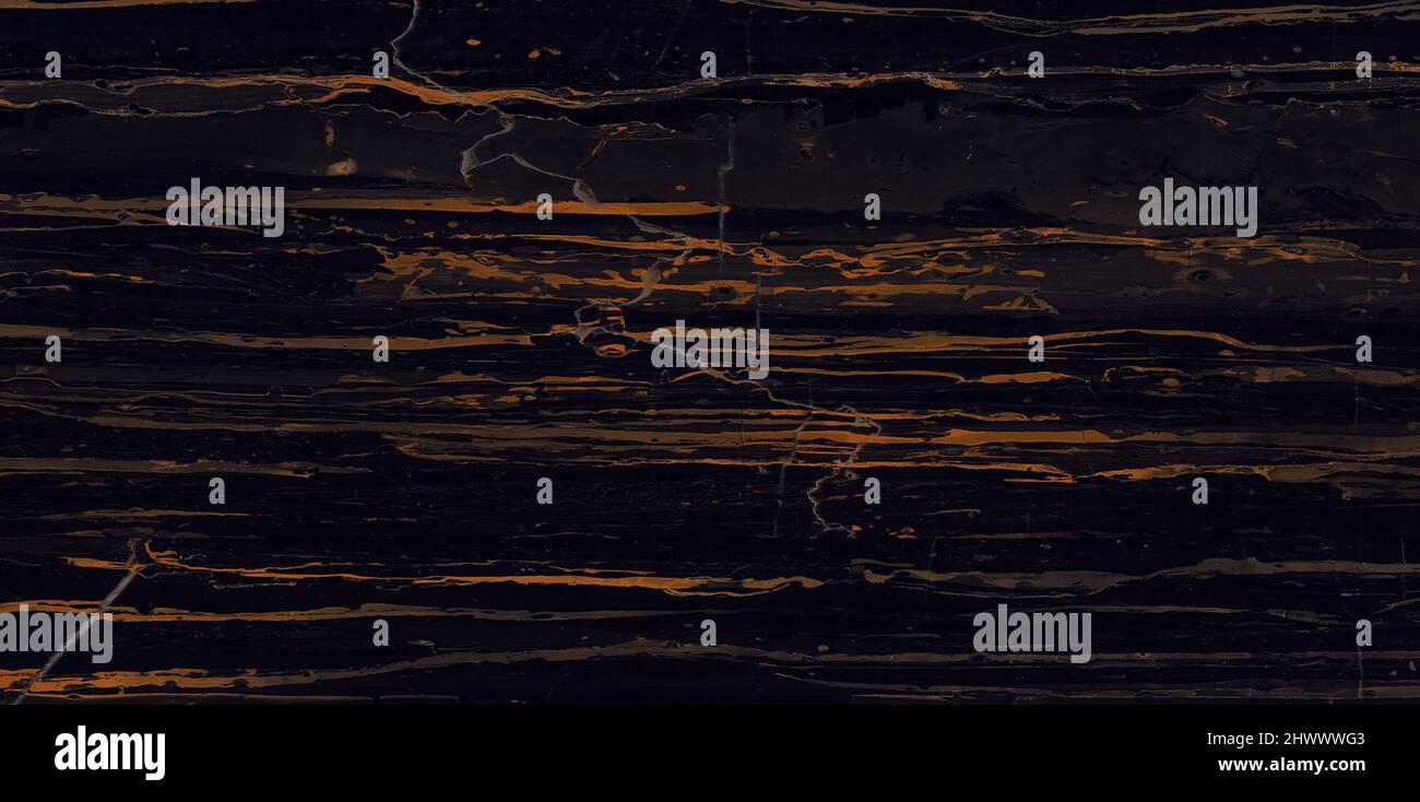 Pietra nera sfondo con texture in marmo, carta da parati e piani di lavoro in marmo nero. Pavimento e piastrelle in marmo nero. Design in marmo ceramico. Foto Stock