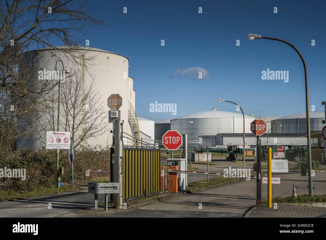 Oiltanking, Lankwitz, Steglitz-Zehlendorf, Berlino, Germania Foto Stock