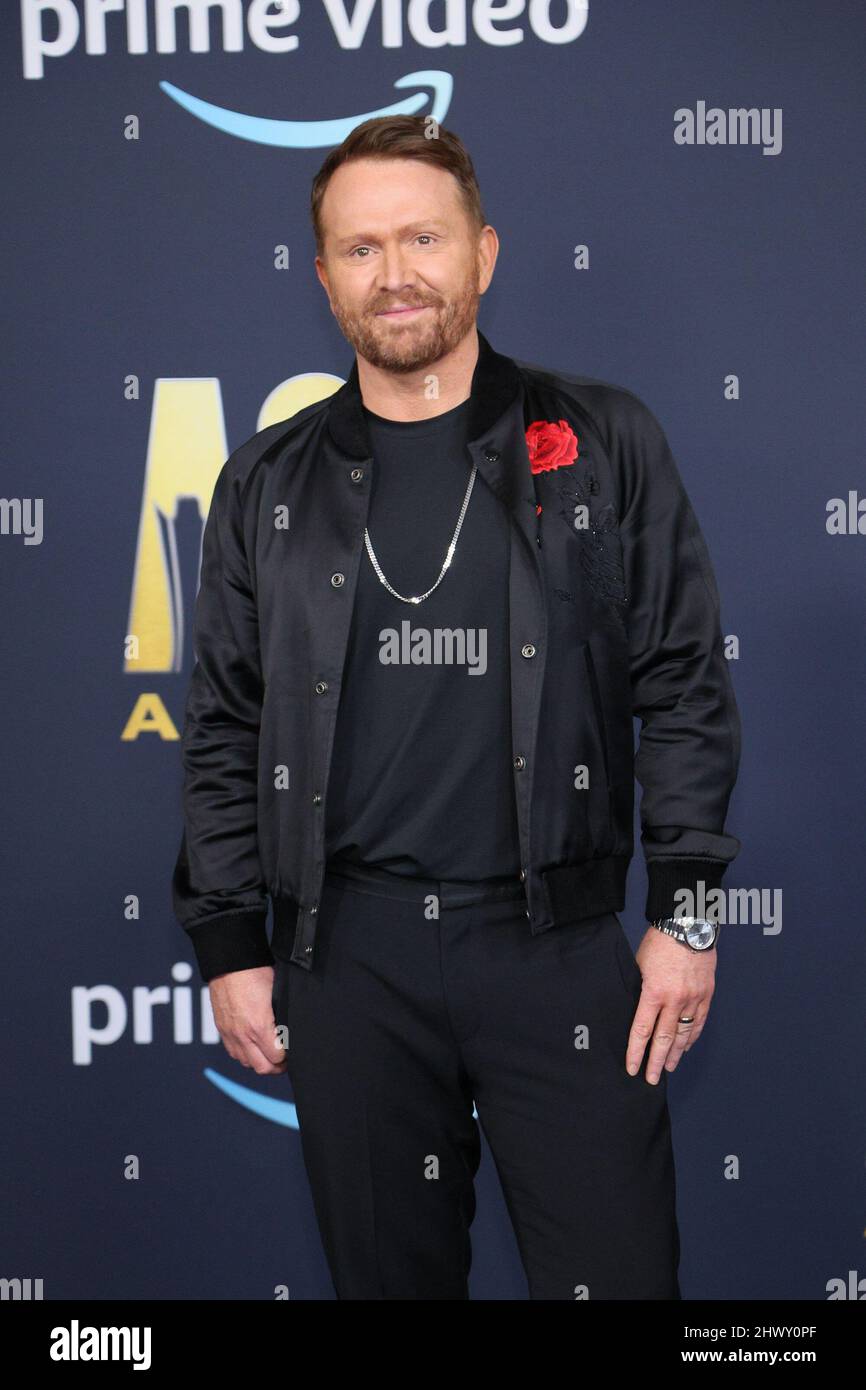 Las Vegas, Nevada, USA. 7th Mar 2022. Shane McAnally agli arrivi per i premi ACM (Academy of Country Music) 57th - Arrivi 2, Allegiant Stadium, Las Vegas, NV 7 marzo 2022. Credit: JA/Everett Collection/Alamy Live News Foto Stock