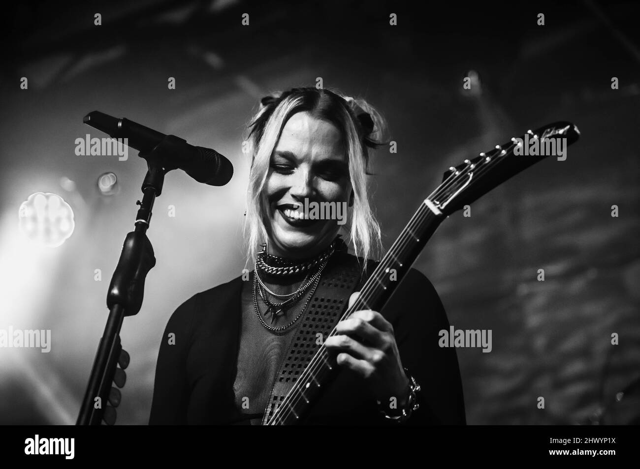 Halestorm - una serata con Halestorm - Set elettrico - Barrowland Glasgow 7th marzo 2022 Foto Stock