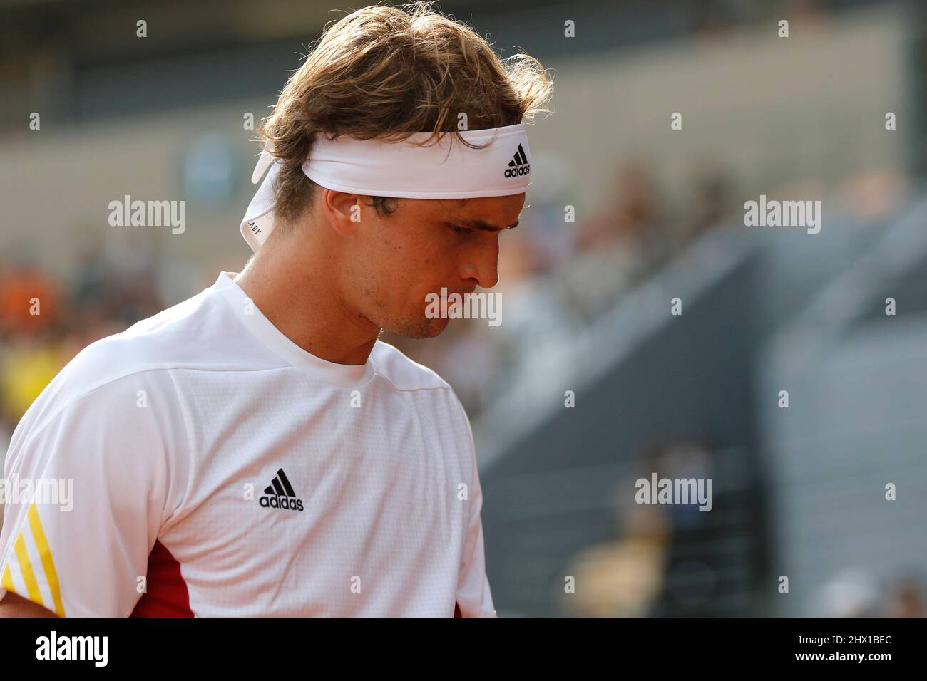 Alexander Zverev tennista tedesco alla Coppa Davis contro il Brasile al Parco Olimpico - Rio de Janeiro, Brasile 03.04.2022 Foto Stock