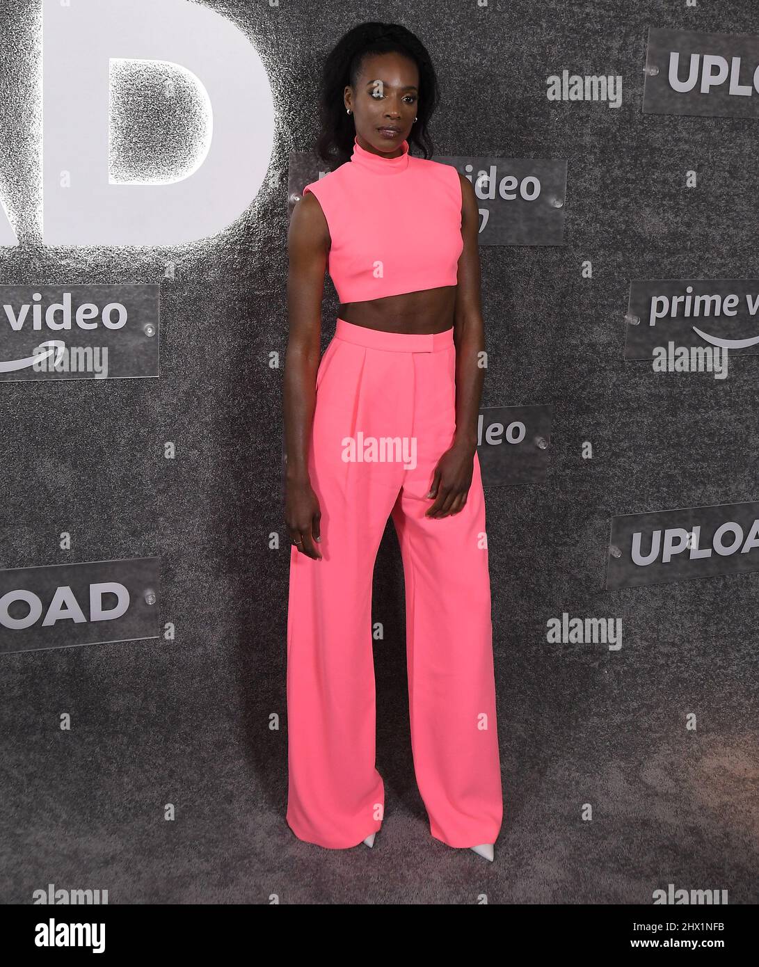 Los Angeles, Stati Uniti. 08th Mar 2022. Zainab Johnson arriva alla prima stagione DI UPLOAD 2 di Amazon prime Video tenuta alla West Hollywood EDITION a West Hollywood, CA martedì 8 marzo 2022. (Foto di Sthanlee B. Mirador/Sipa USA) Credit: Sipa USA/Alamy Live News Foto Stock