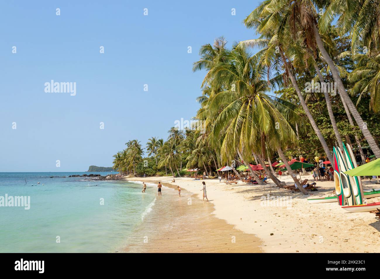 Maggio Rut Ngoai isola, Kien Giang, Vietnam Foto Stock