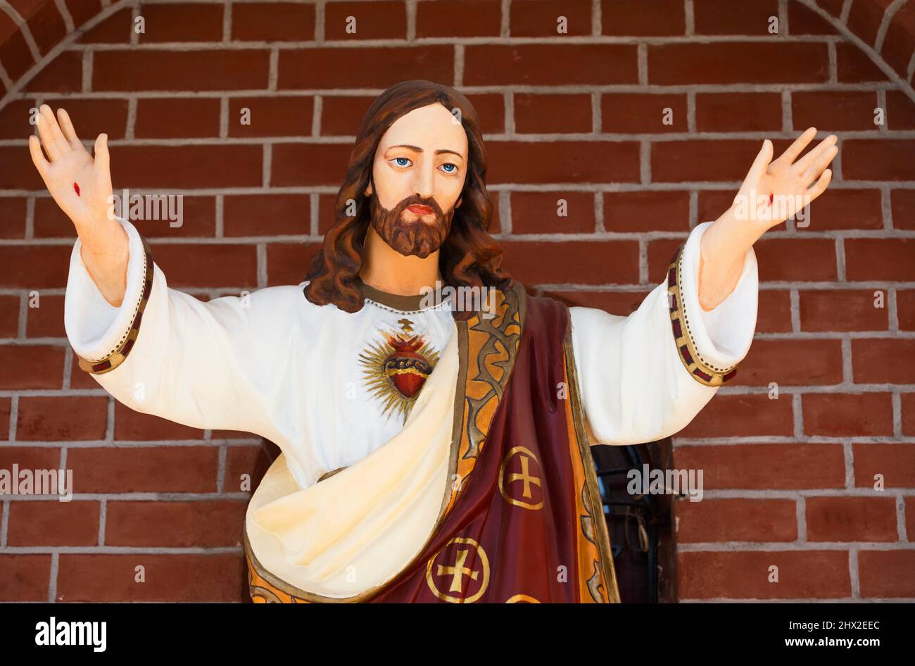 Jesus christ sacred heart immagini e fotografie stock ad alta