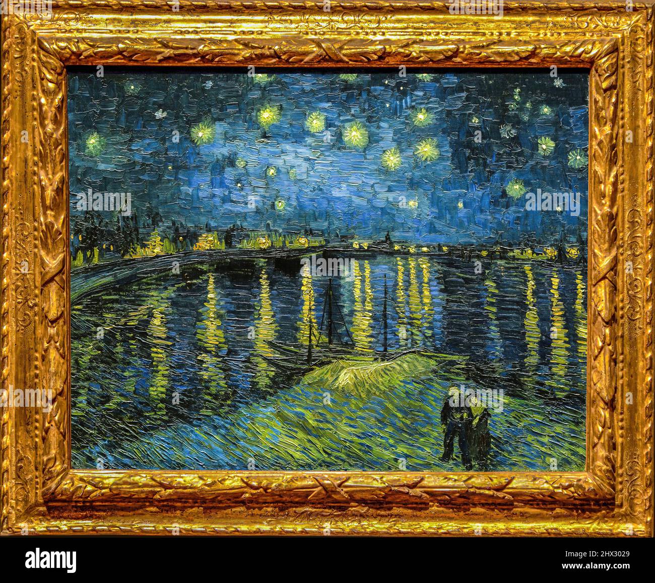 notte stellata sul rodano di van gogh