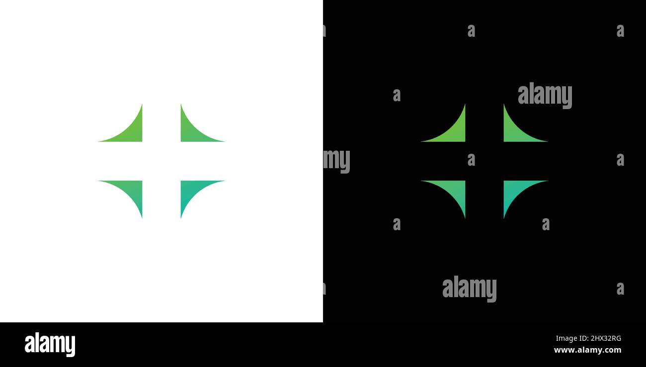 Design semplice e moderno con logo per la salute Illustrazione Vettoriale