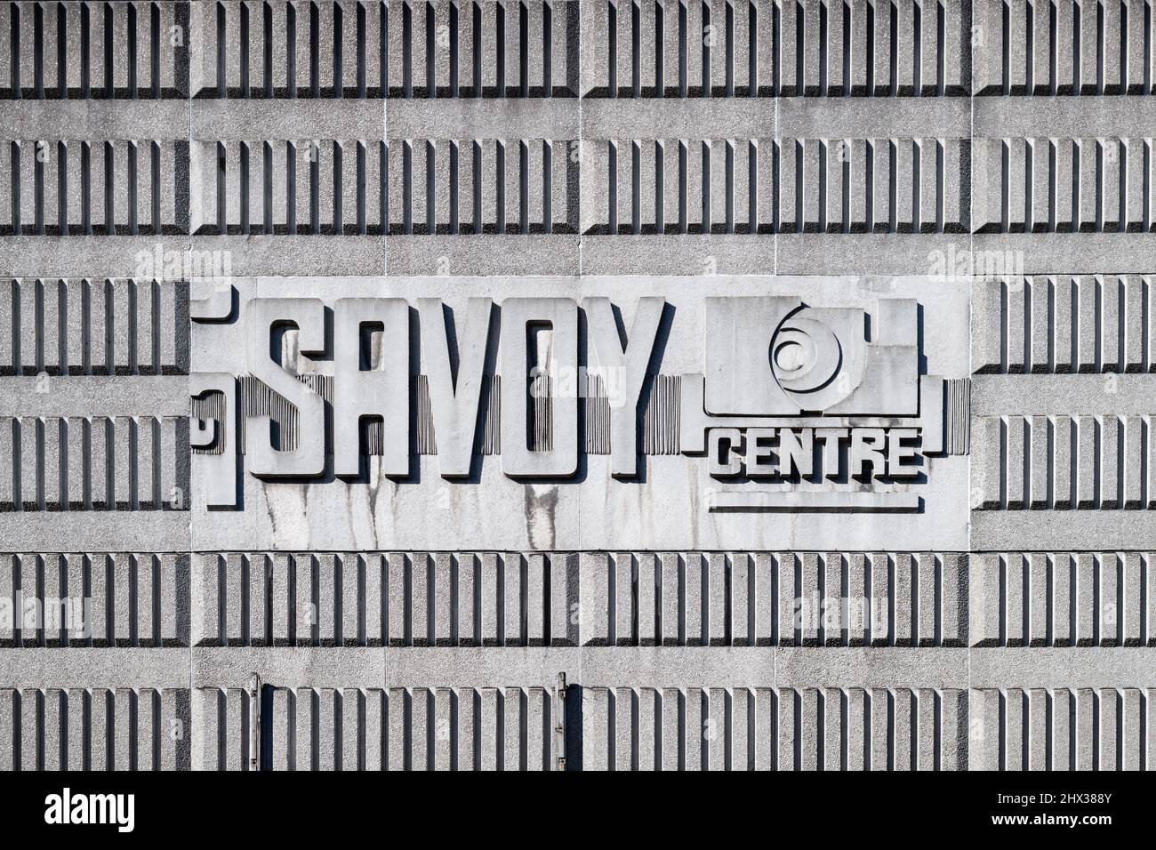 Savoy Centre Glasgow Scotland UK - architettura brutalista Foto Stock