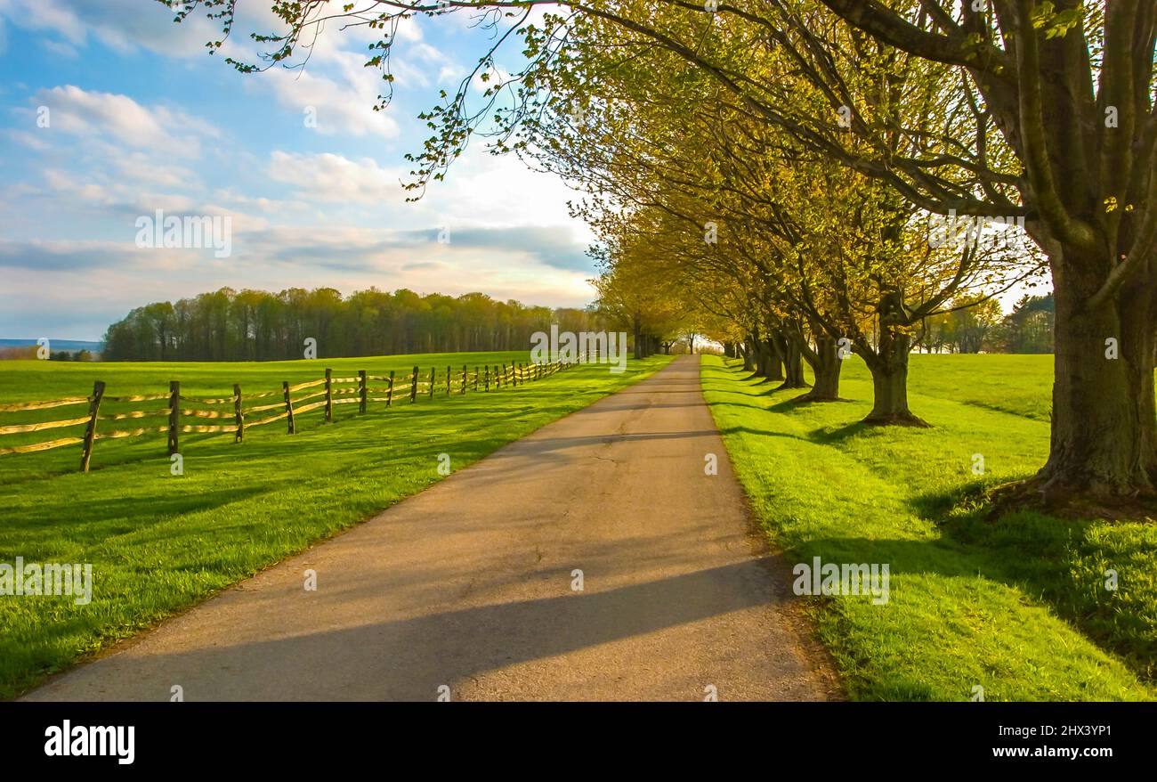 Knox Farm state Park, East Aurora, New York USA Foto Stock