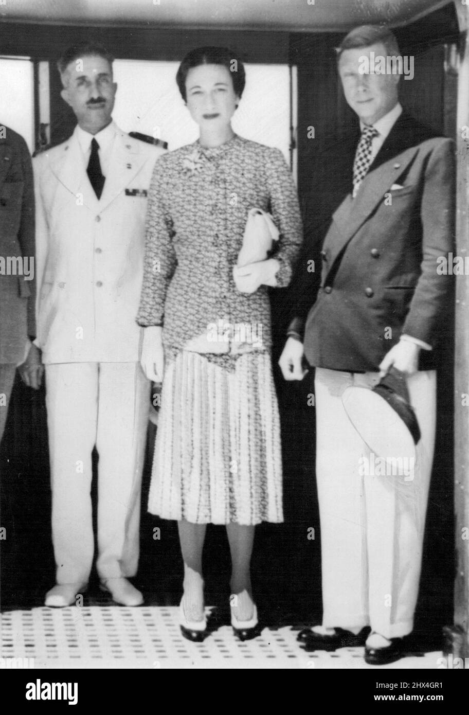 Duke & Duchessa di Windsor Scene 1956-57-58. Settembre 11, 1938. (Foto della stampante associata). Foto Stock