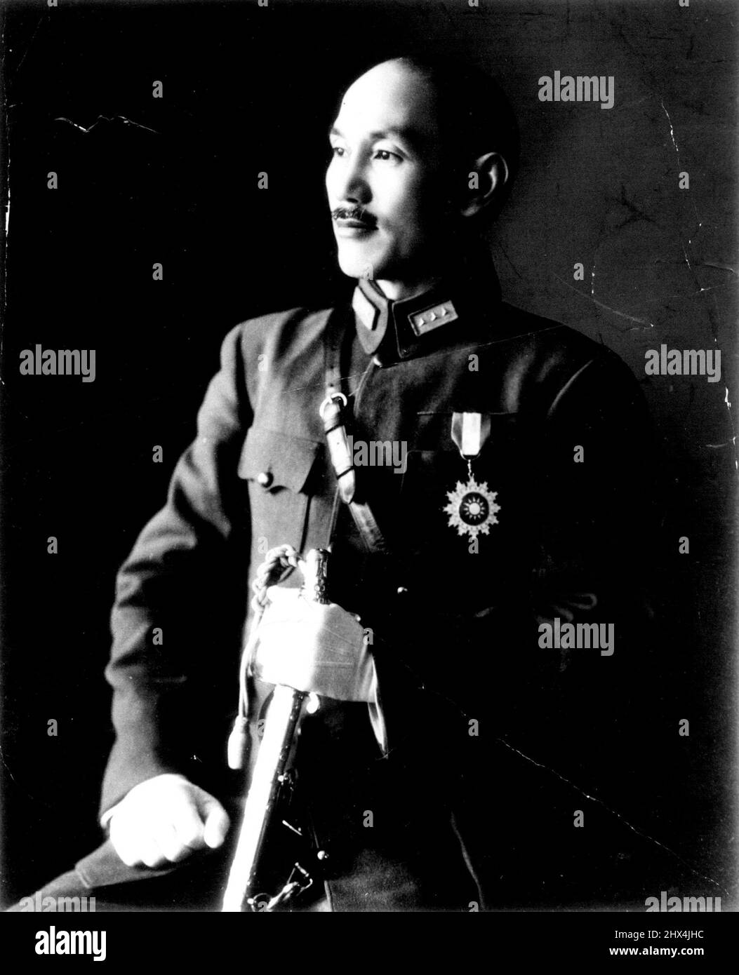 Chiang Kai Shek (cinese generale). Novembre 01, 1937. (Foto di International News Photos) Foto Stock