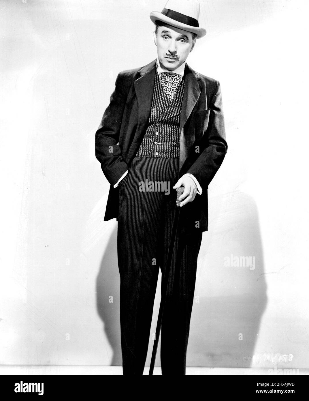 Charles Chaplin - morto (25/12/1977) - Scene iniziali. Agosto 23, 1947. Foto Stock
