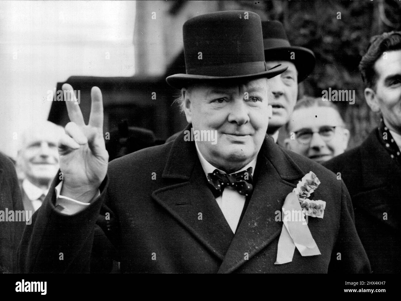 Cappello di churchill Foto e Immagini Stock in Bianco e Nero - Alamy