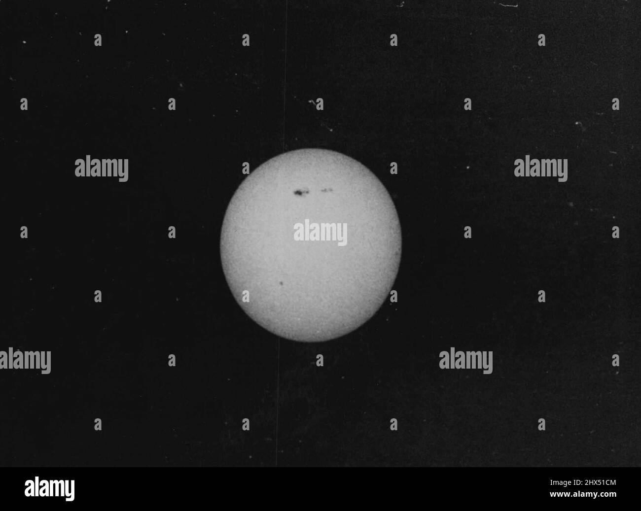 Sunspot - Astronomia. Febbraio 06, 1946. Foto Stock