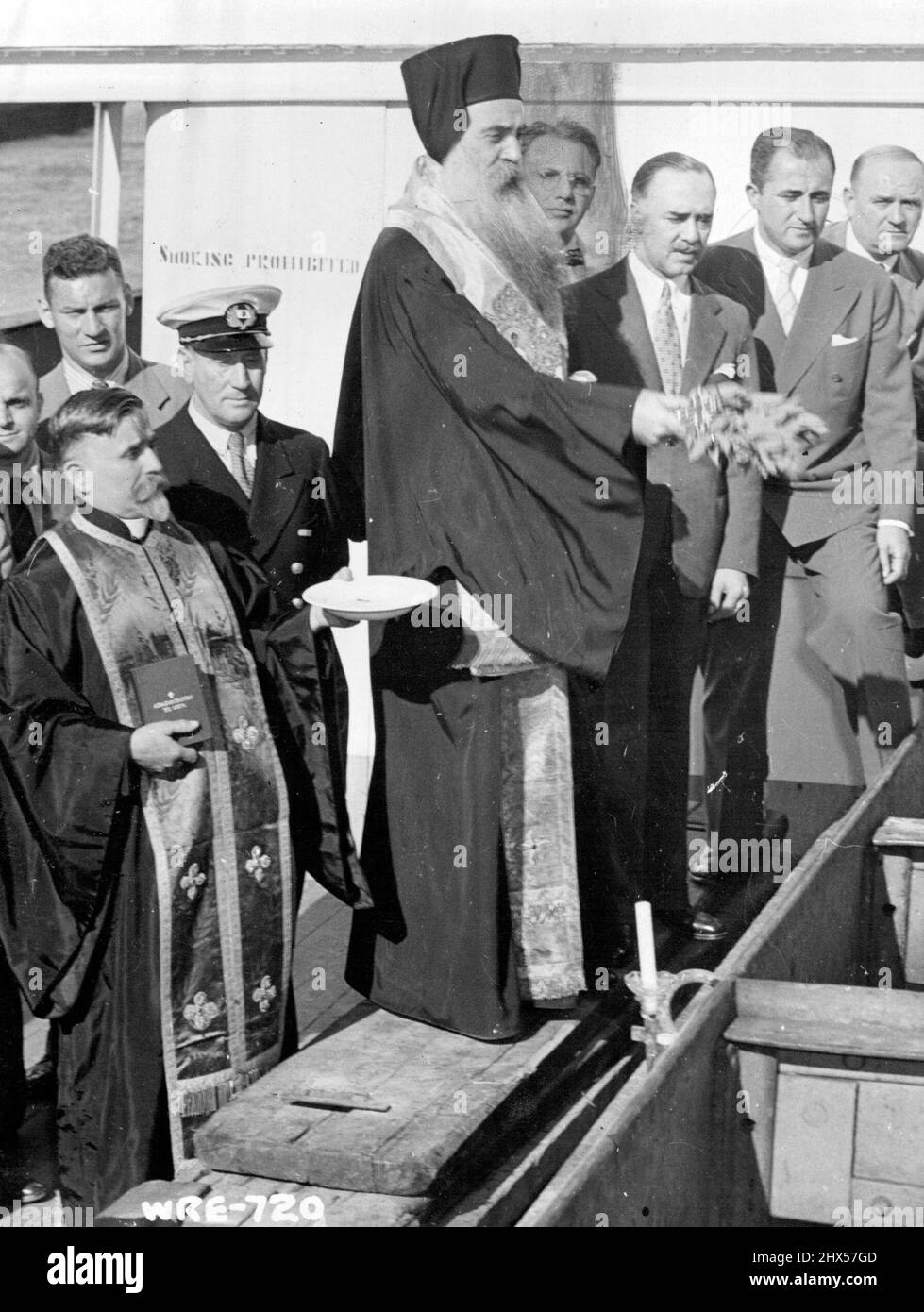 Patriach Athenagoras. Ottobre 22, 1942. (Foto dell'Ufficio del Direttore dell'informazione pubblica di Ottawa) Foto Stock
