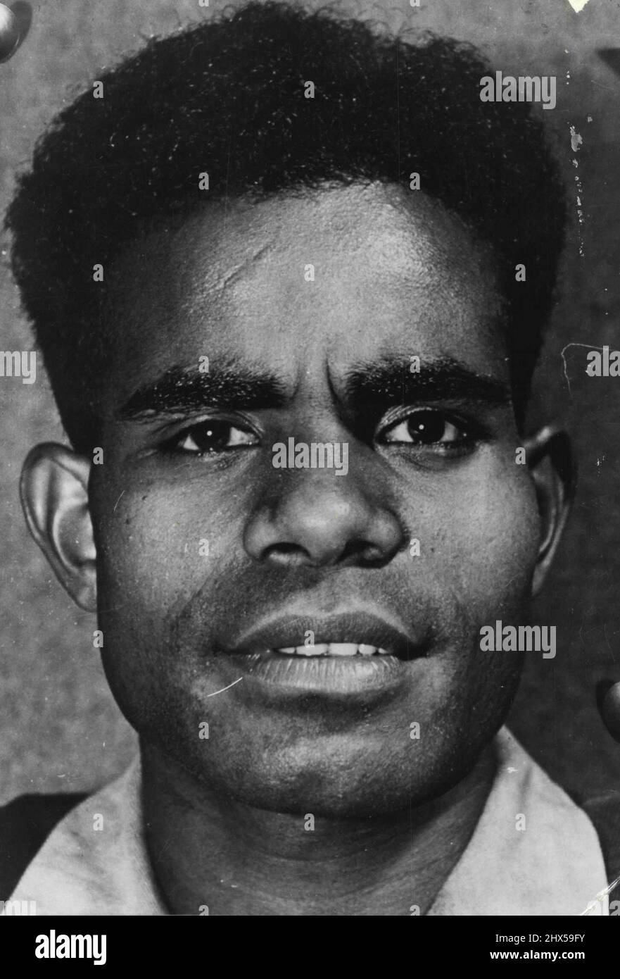 Samuela Domoni. Domoni - Fiji F/Ball. Maggio 02, 1954. Foto Stock