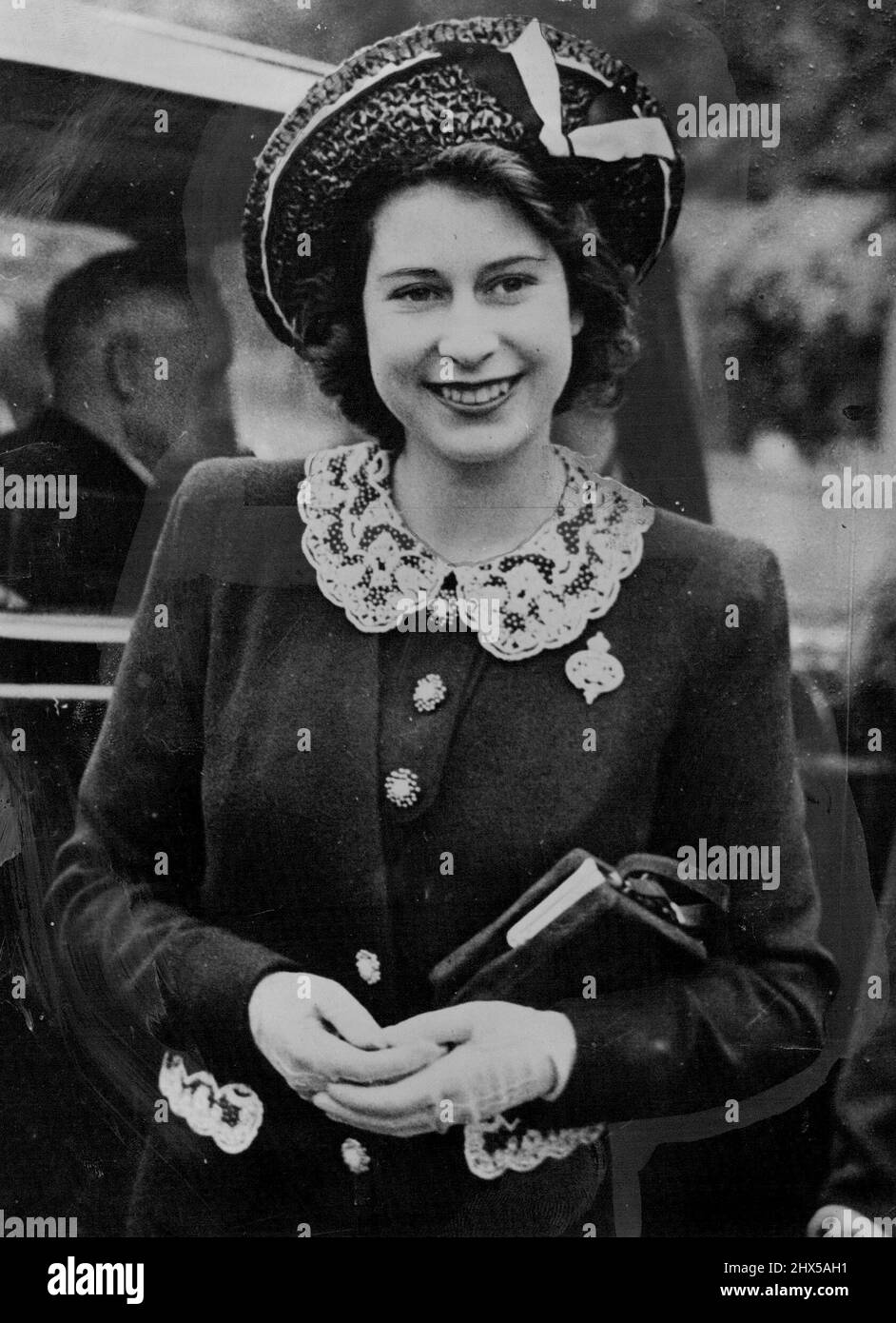 S.R.H. Principessa Elisabetta. Luglio 28, 1944. (Foto di London News Agency). Foto Stock