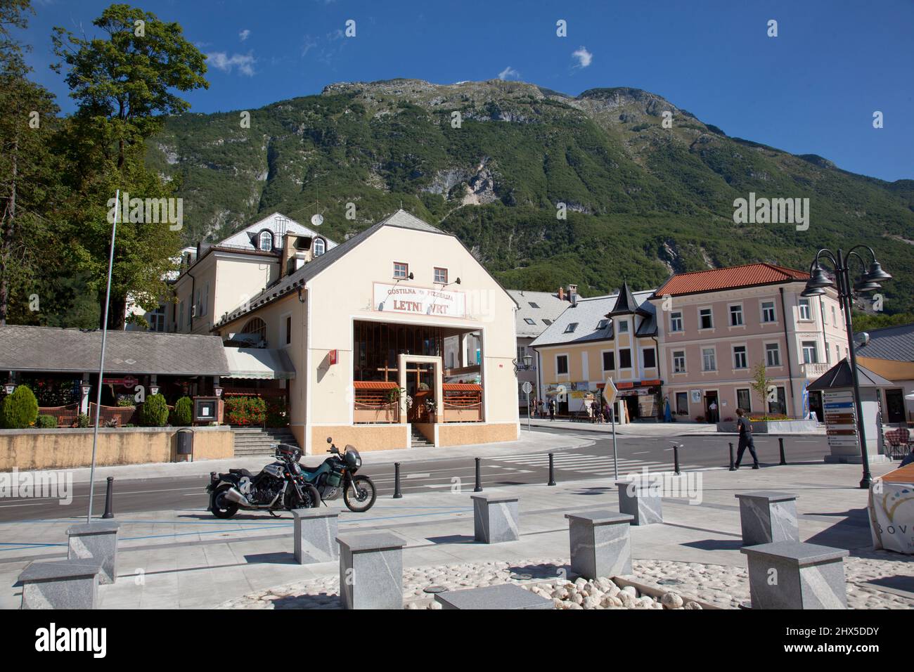 Slovenia, regione litoranea, Bovec Foto Stock