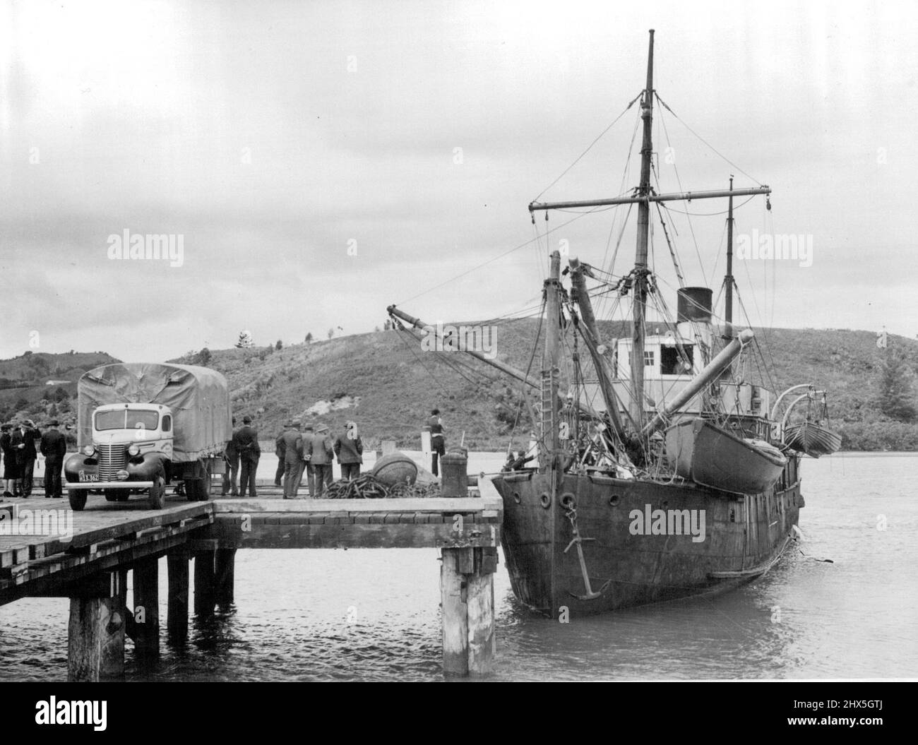 'Niagara' - anche Salvage Scenes - Merchant Shipping. Marzo 01, 1955. Foto Stock