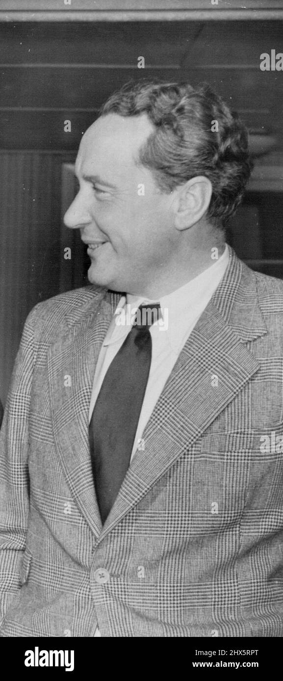 Ralph Smart - Produttore di film. Maggio 01, 1949. Foto Stock