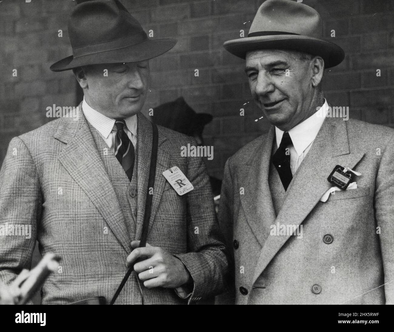 Sig. Robinson. Aprile 06, 1954. Foto Stock