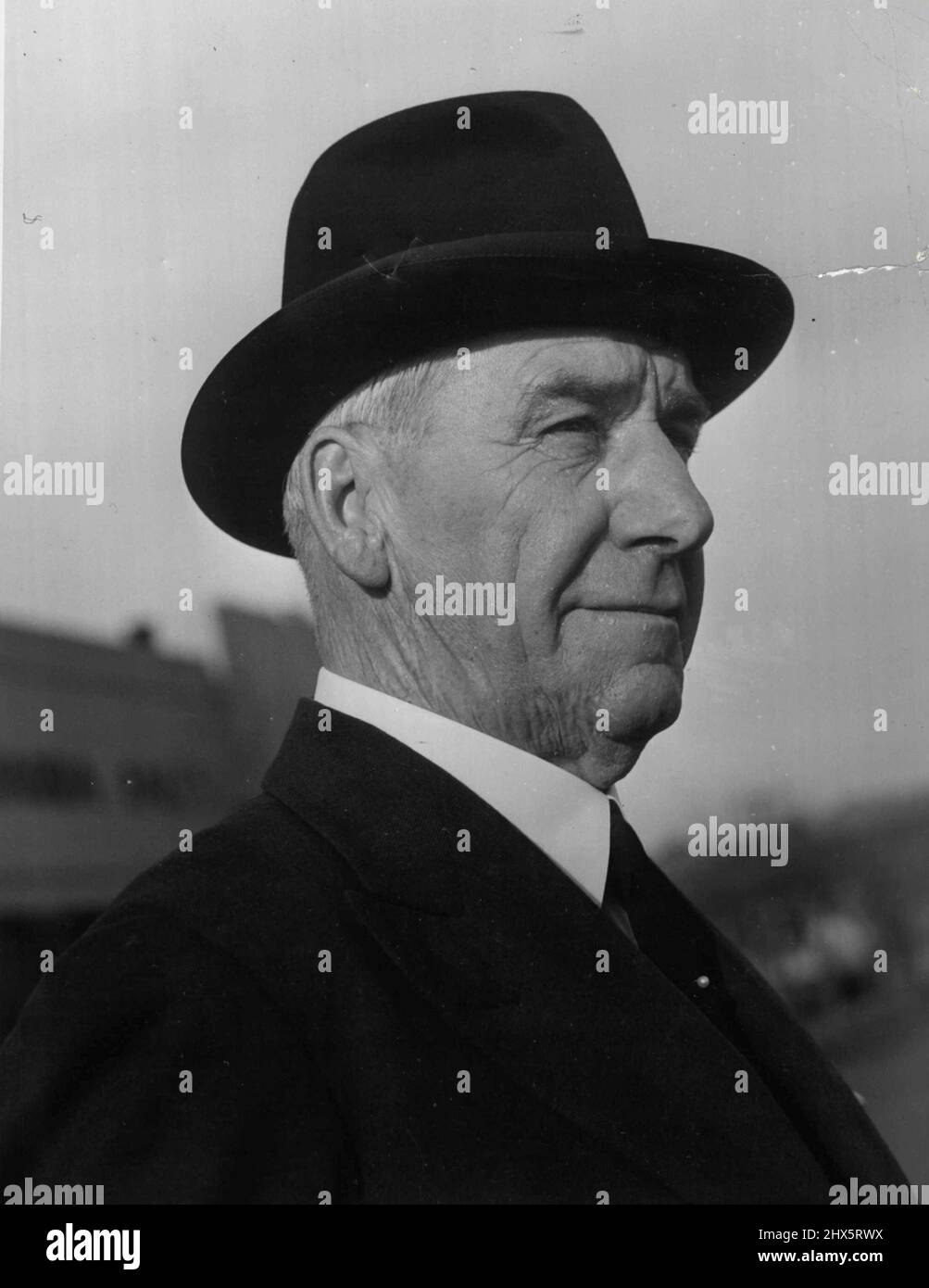 Il Sig. Norman Robinson. Agosto 03, 1949. Foto Stock