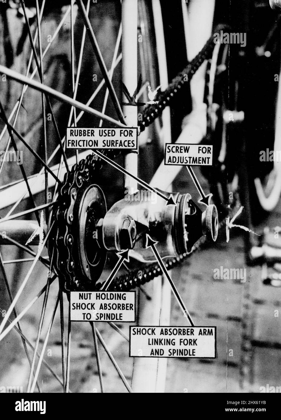 Cicli. Agosto 23, 1950. (Foto per foto del contratto della posta giornaliera). ;Cicli. Foto Stock