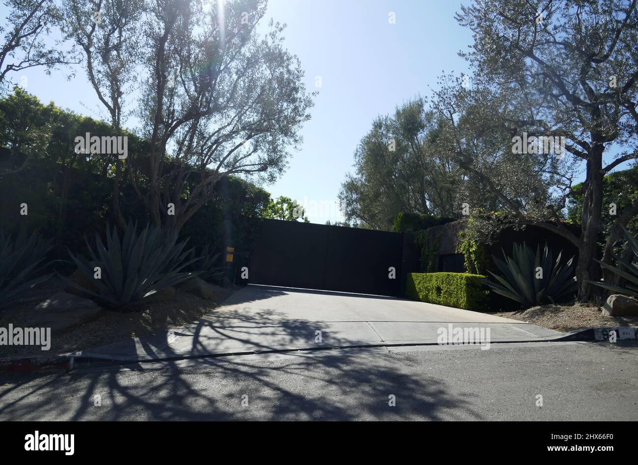 Los Angeles, California, USA 6th Marzo 2022 Casa/Casa di Actress Jennifer  Aniston il 6 Marzo 2022 a Los Angeles, California, USA. Foto di Barry  King/Alamy Stock Foto Foto stock - Alamy