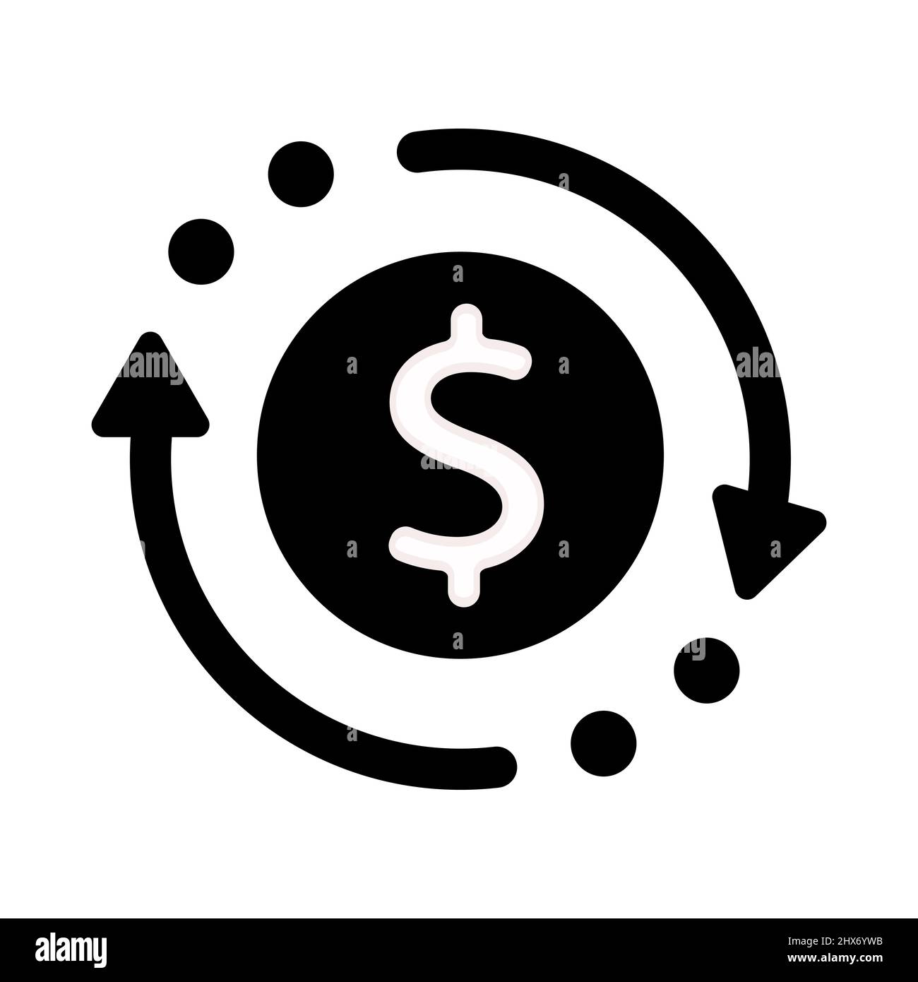 Icona astratta vettoriale sul bianco, illustrazione isolata per grafica e web design. Semplice simbolo piatto. Illustrazione Vettoriale