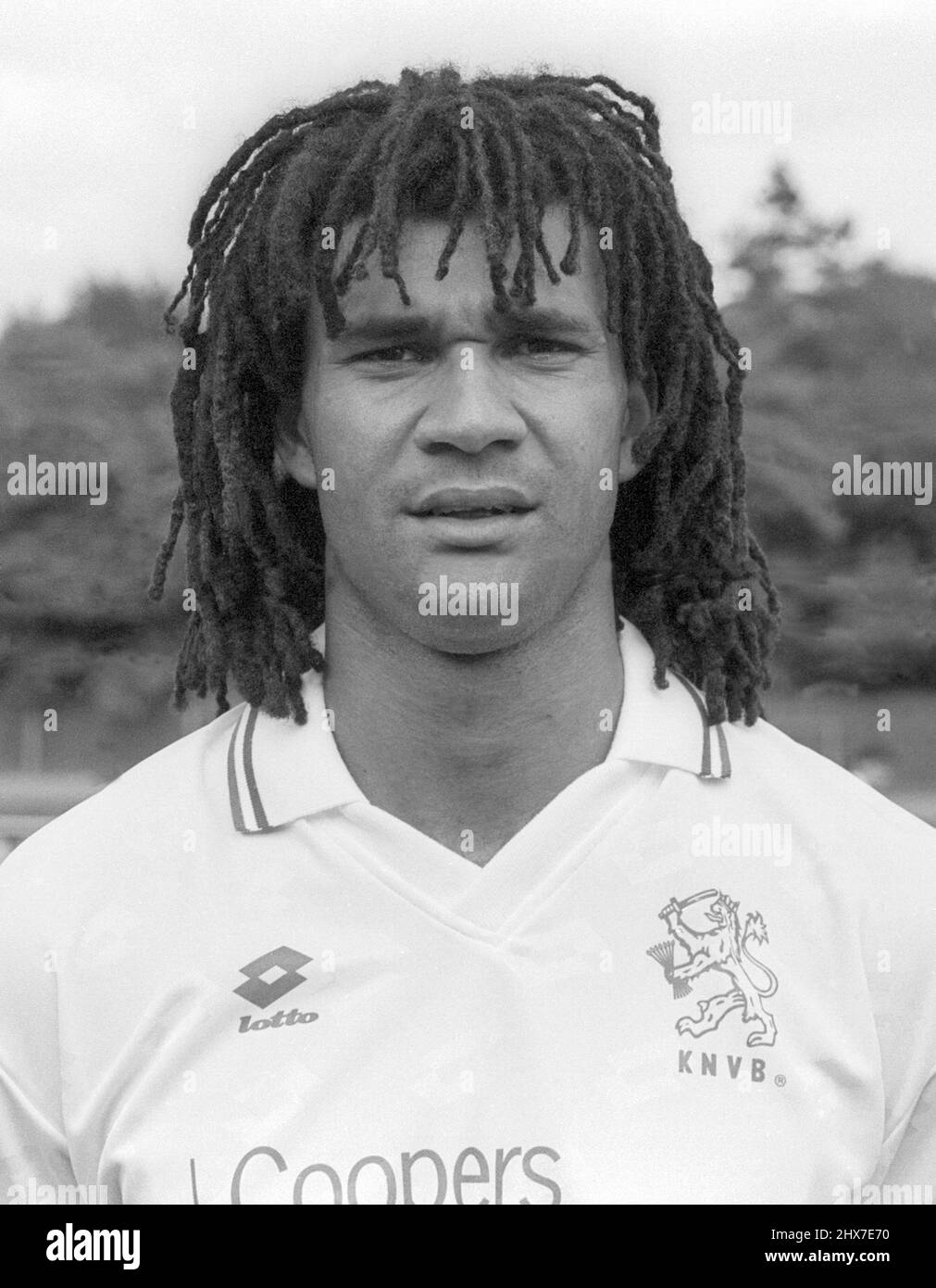 RUUD GULLIT football AC Milan e Nationalteam di Paesi Bassi al Campionato europeo in Svezia 1992 Foto Stock