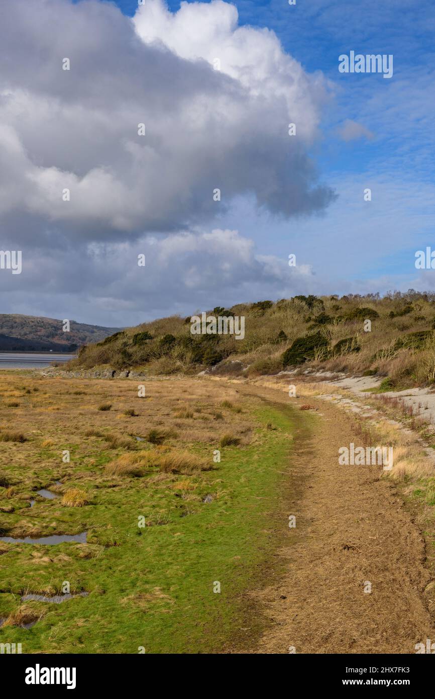 White Creek Bay vicino a Arnside ion Cumbria Foto Stock