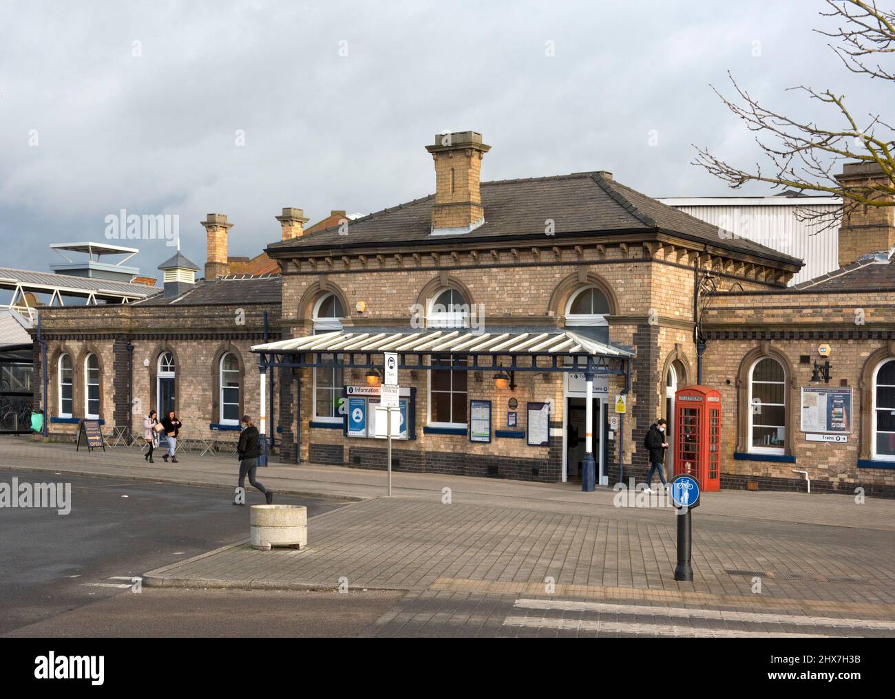 Stazione ferroviaria di Loughborough, Borough of Charnwood Leicestershire, Inghilterra Foto Stock