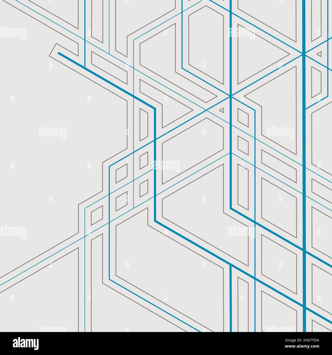 Sfondo astratto di linee geometriche sovrapposte Illustrazione Vettoriale