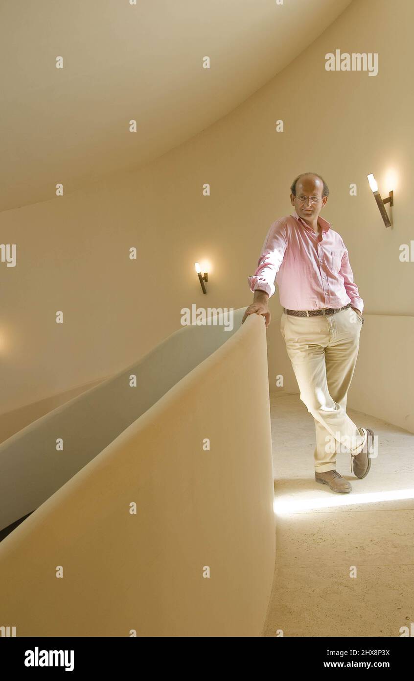 Italia,Toscana, Siena, Montalcino, tenuta del vino CastelGiocondo di Marchesi Frescobaldi - ritratto Lamberto Frescobaldi presidente dei Marchesi de' Fre Foto Stock