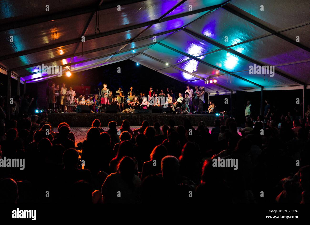 Concerto di Ethno ad Andanás 2018. Castelo de vide, Portogallo Foto Stock