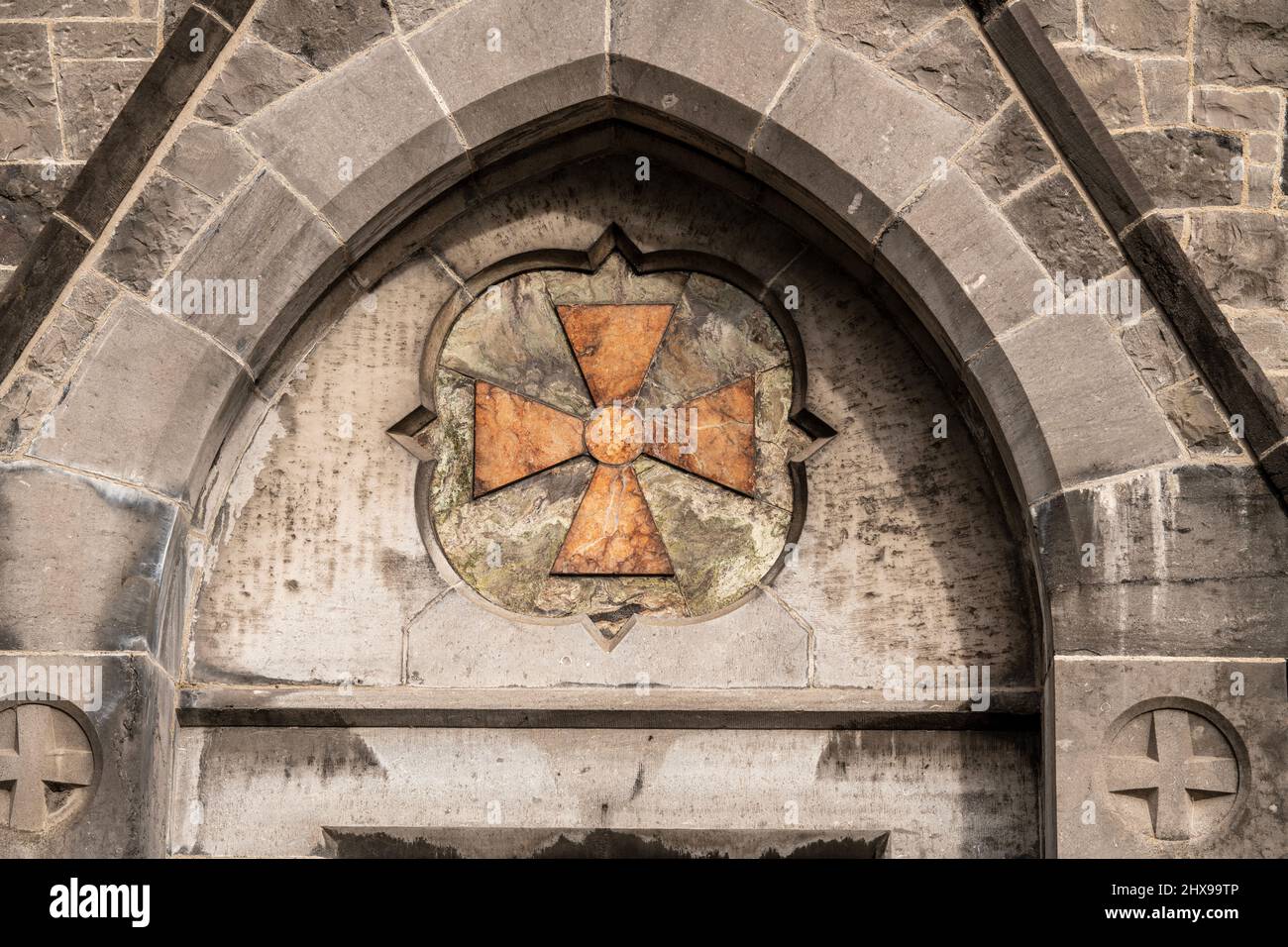 Figure religiose, preghiera, monumenti ecclesiastici, uno storico della cultura cattolica Foto Stock
