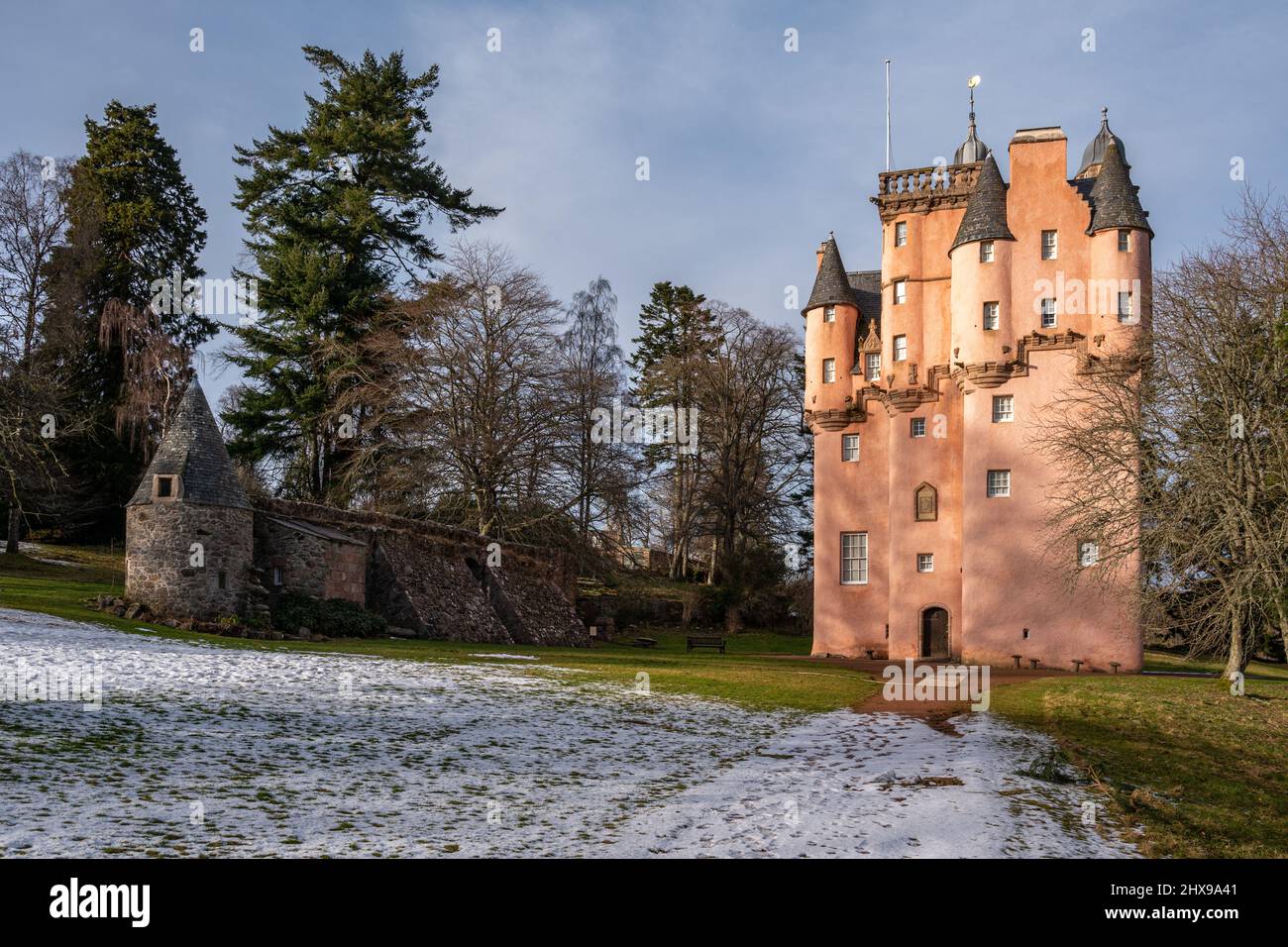 Craigievar Castle, Alford, Aberdeenshire, Scozia, Regno Unito Foto Stock