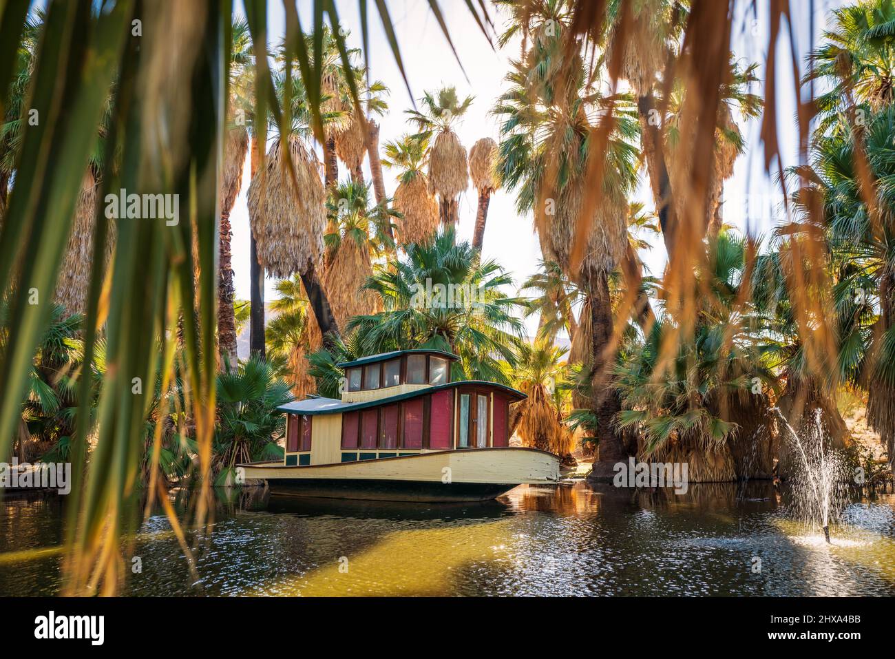 29 Palms Oasis Foto Stock