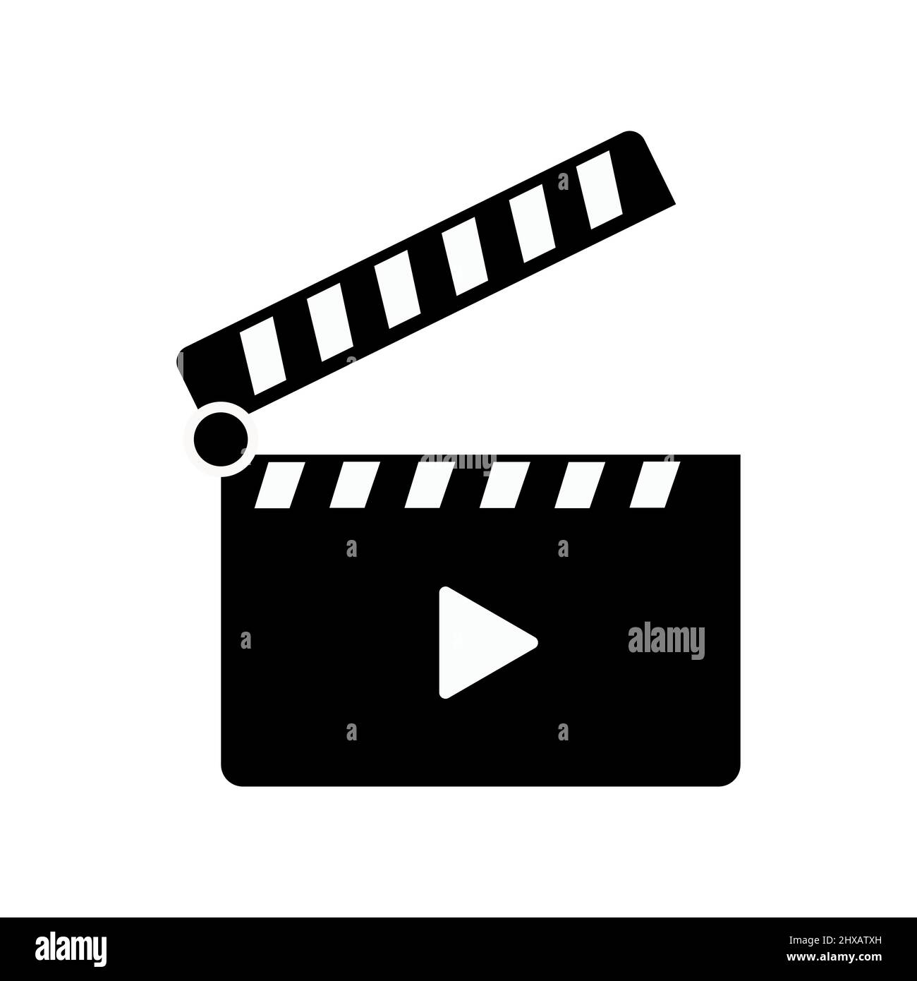 Icona astratta vettoriale sul bianco, illustrazione isolata per grafica e web design. Semplice simbolo piatto. Illustrazione Vettoriale