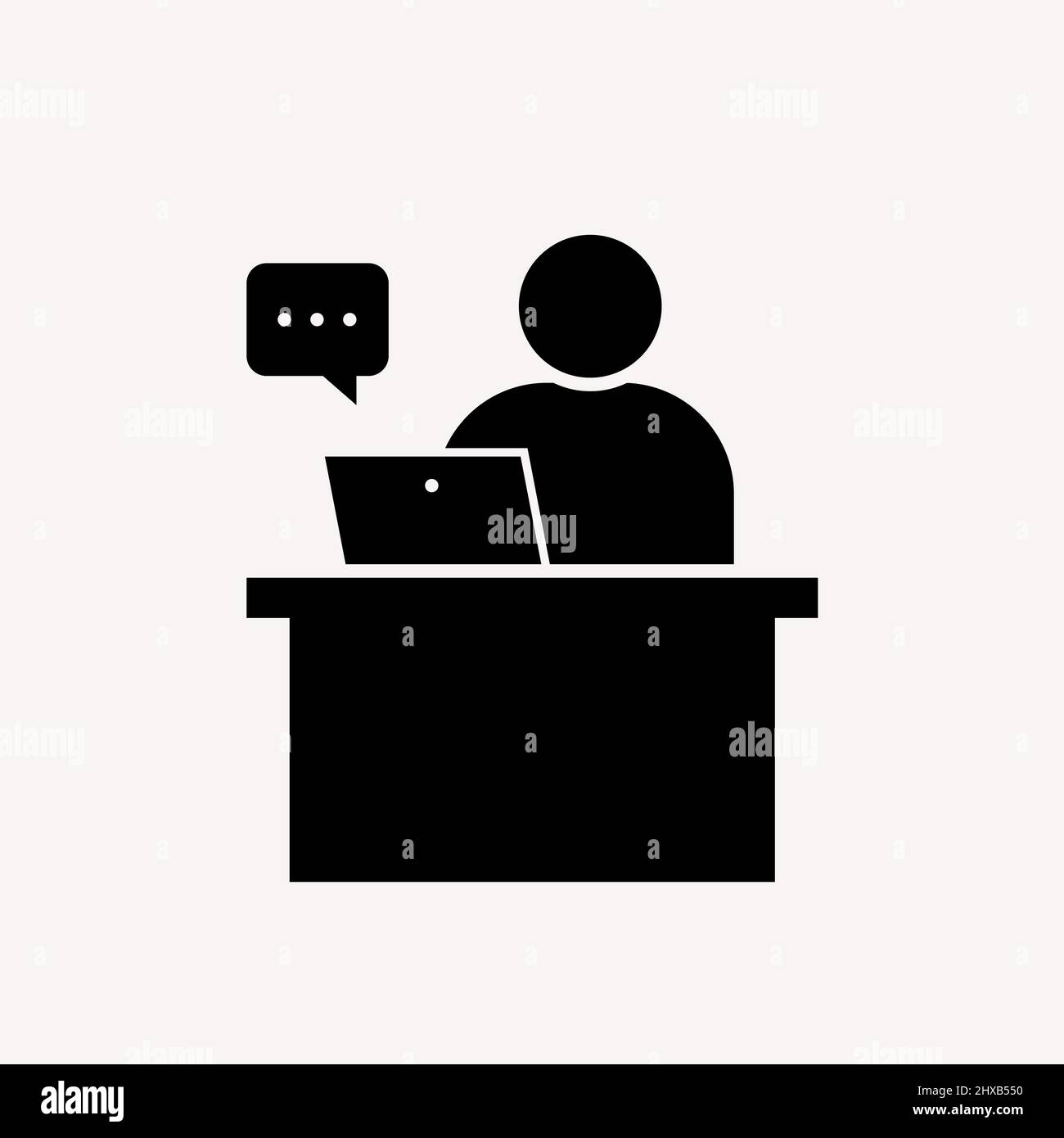Icona astratta vettoriale sul bianco, illustrazione isolata per grafica e web design. Semplice simbolo piatto. Illustrazione Vettoriale