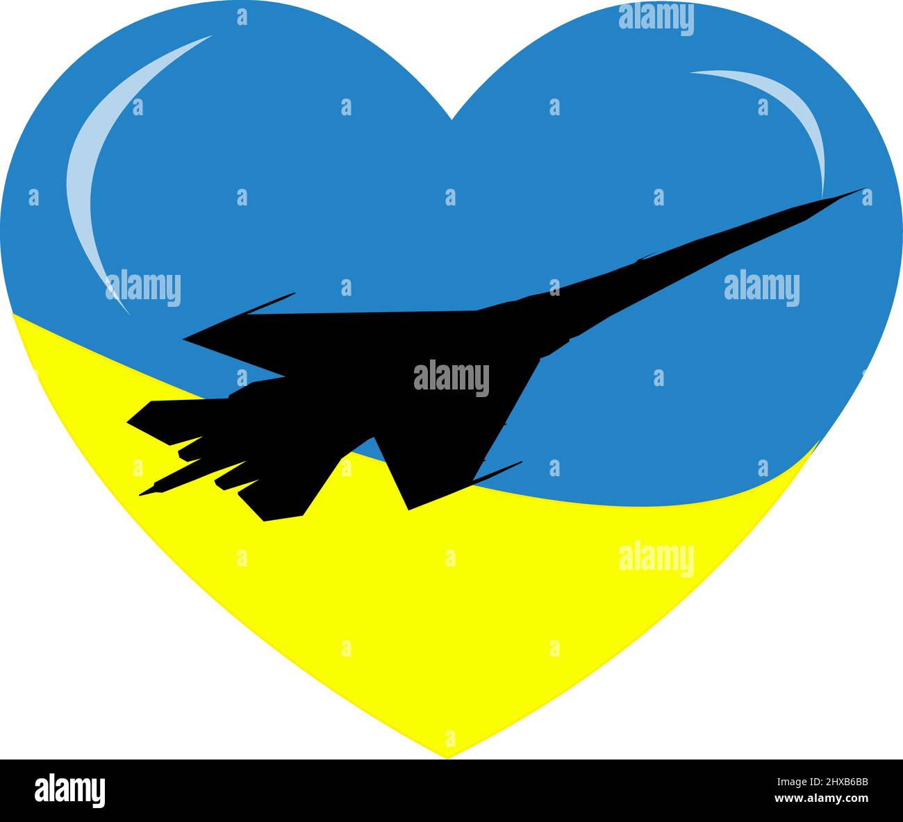 Bandiera nazionale Ucraina. Illustrazione isolata dal vettore. Icona combattente. Concetto di aggressione della guerra russa in Ucraina. Illustrazione Vettoriale Bandiera nazionale Ucraina. Illustrazione isolata dal vettore. Icona combattente. Concetto di aggressione della guerra russa in Ucraina. Illustrazione Vettoriale