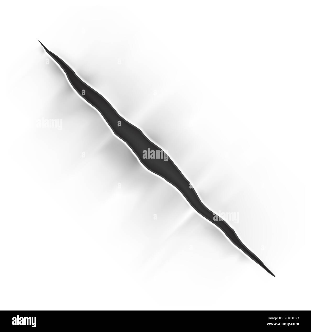 Illustrazione del vettore del foro isolata su sfondo bianco. Illustrazione Vettoriale