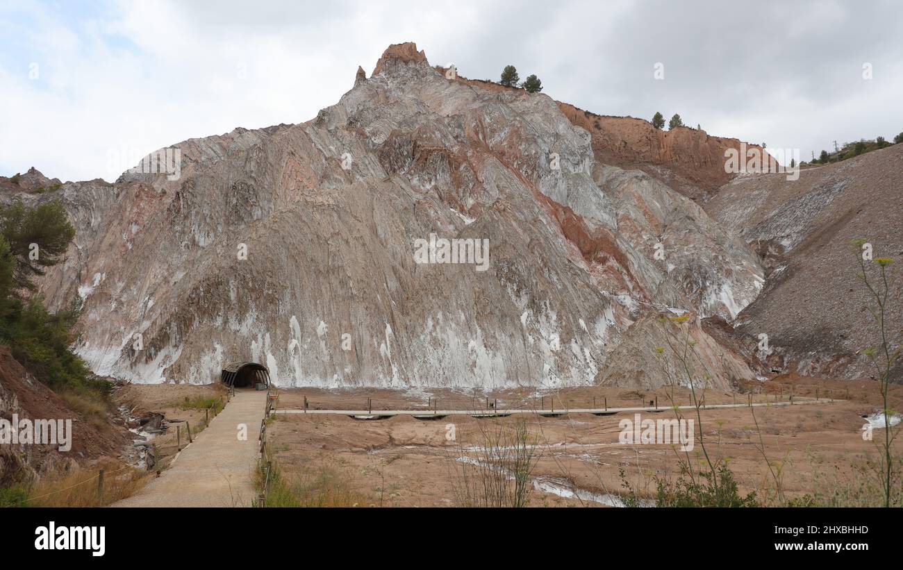 Parque Cultural Salt Mountain, Cardona, Catalunya, Spagna Foto Stock