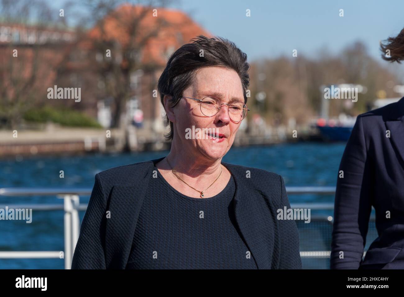 Kiel, 11. März 2022, Bundeswirtschaftsminister Dr. Robert Habeck zu Gesprächen bei Finanzministerin Monika Heinold a Kiel, Schleswig-Holstein Foto Stock