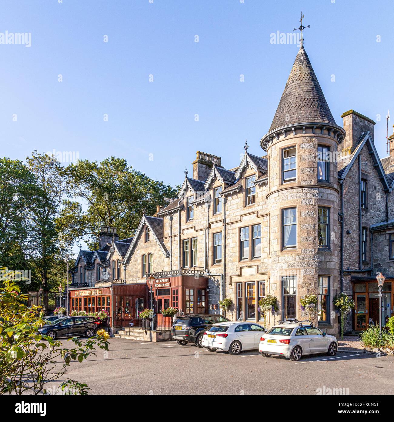 The Cairngorm Hotel at Aviemore, Highland, Scotland UK. Foto Stock