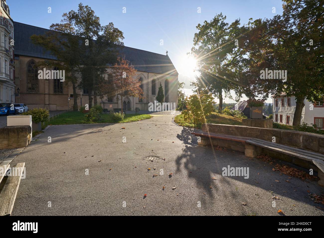 Chiesa del monastero francescano di Zeitz, Burgenlandkreis, Sassonia-Anhalt, Germania Foto Stock