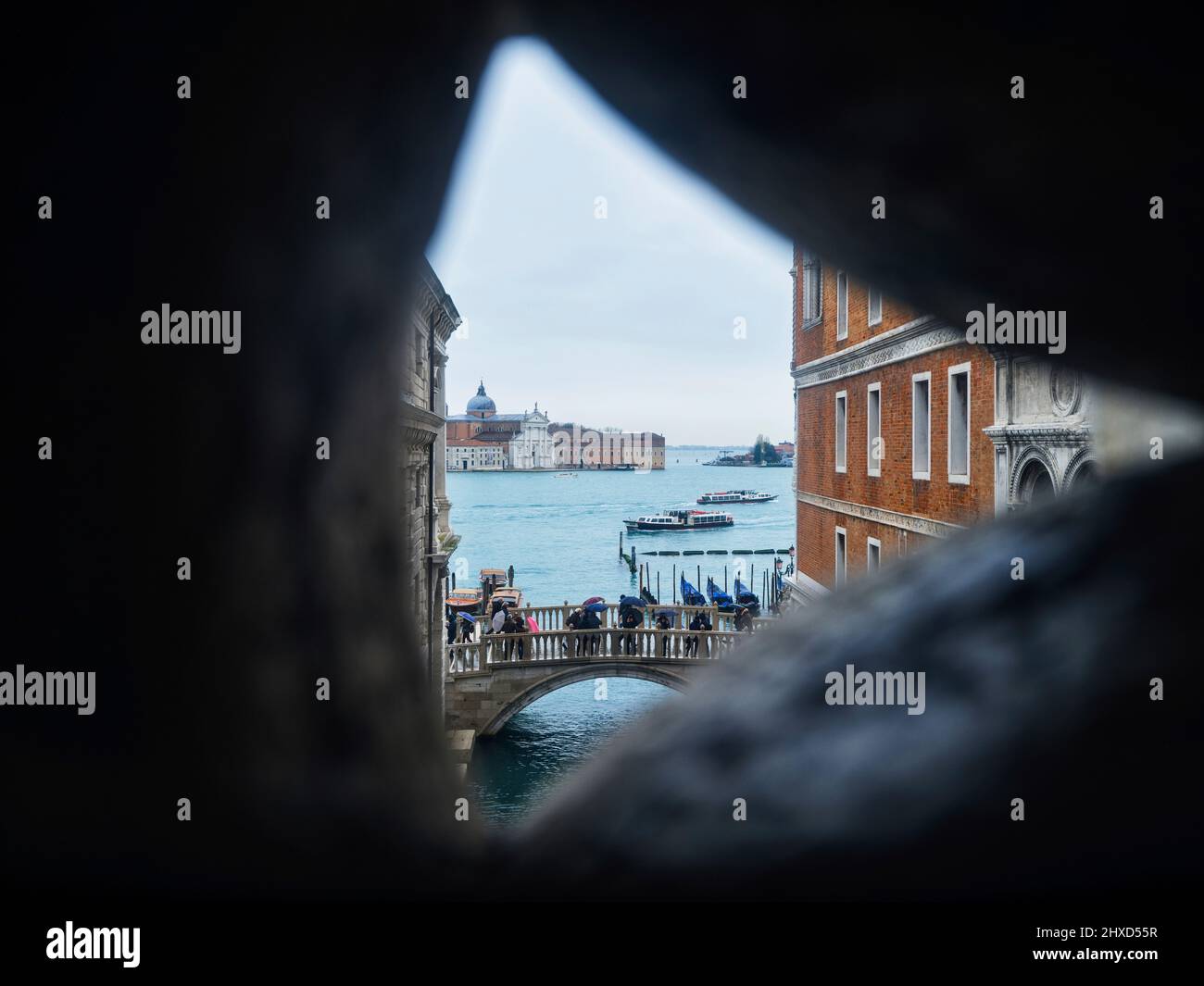 Al Palazzo Ducale di Venezia Foto Stock