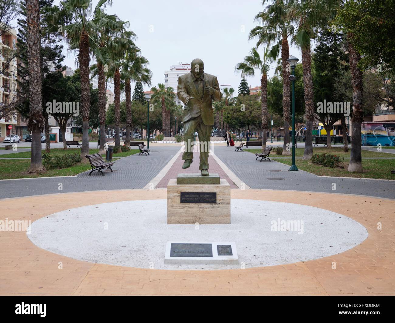 Scultura di Chiquito de la Calzada Foto Stock