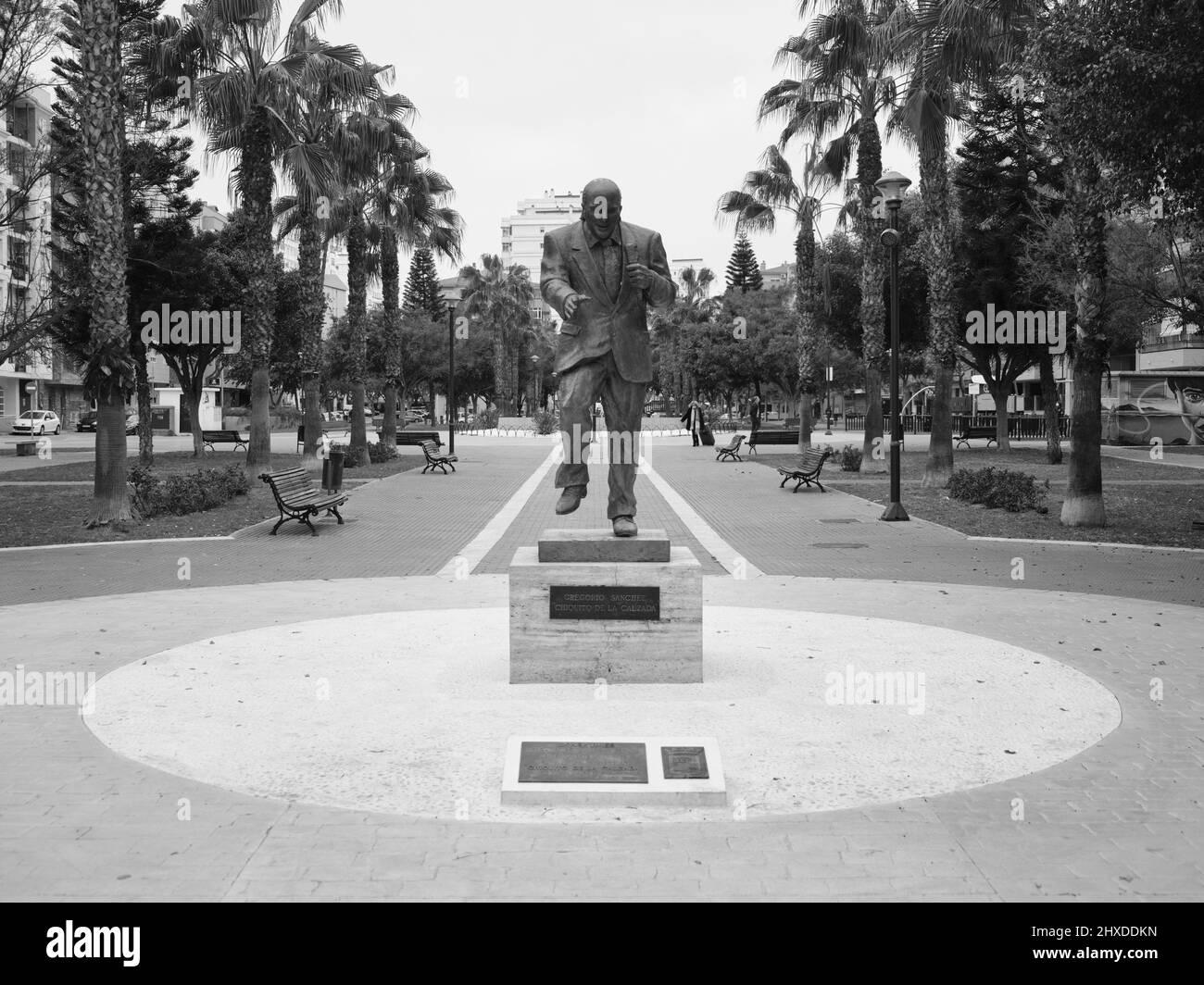 Scultura di Chiquito de la Calzada Foto Stock